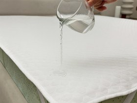 Наматрасник 180x200 Ecotton Aqua-stop Жаккард резинка по углам