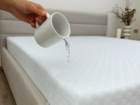 Наматрасник 140x200 Ecotton Aqua-stop Жаккард с бортом по периметру