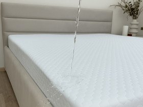 Наматрасник 160x200 Ecotton Aqua-stop Жаккард с бортом по периметру
