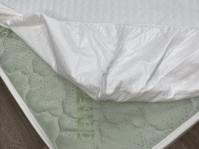 Наматрасник 160x200 Ecotton Aqua-stop Жаккард с бортом по периметру