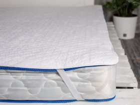 Наматрацник 160x200 Ecotton Бязь Білий 20-0256