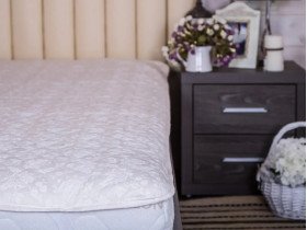Наматрасник 120x200 Ecotton Бязь Ivory 20-0256