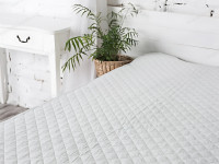 Наматрасник 90x200 Ecotton Бязь Серый 40-0966
