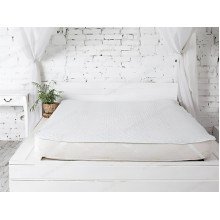 Наматрасник 90x200 Ecotton Бязь Серый 40-0966
