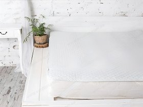 Наматрасник 140x200 Ecotton Бязь Серый 40-0966