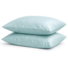 Наволочка 50x70 2 шт. Ecotton Сатин Aqua Grey 15-5205