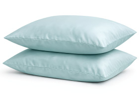 Наволочка 50x70 2 шт. Ecotton Сатин Aqua Grey 15-5205