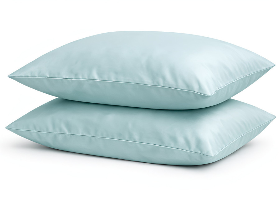 Наволочка 50x70 2 шт. Ecotton Сатин Aqua Grey 15-5205