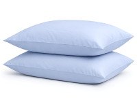Наволочка 50x70 2 шт. Ecotton Сатин Голубой Pearl 14-4206
