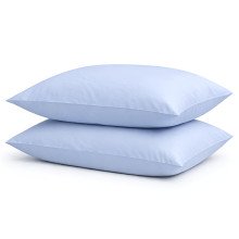 Наволочка 50x70 2 шт. Ecotton Сатин Голубой Pearl 14-4206