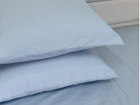 Наволочка 50x70 2 шт. Ecotton Сатин Голубой Pearl 14-4206