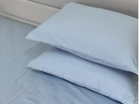 Наволочка 50x70 2 шт. Ecotton Сатин Голубой Pearl 14-4206
