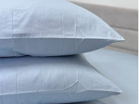 Наволочка 50x70 2 шт. Ecotton Сатин Голубой Pearl 14-4206