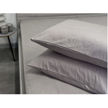 Наволочка 50x70 2 шт. Ecotton Сатин Chateau Grey 15-4503