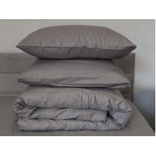 Наволочка 50x70 2 шт. Ecotton Сатин Chateau Grey 15-4503