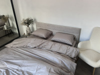 Наволочка 50x70 2 шт. Ecotton Сатин Chateau Grey 15-4503