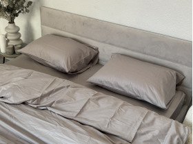 Наволочка 50x70 2 шт. Ecotton Сатин Chateau Grey 15-4503