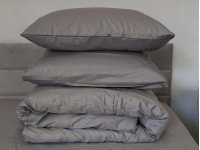 Наволочка 50x70 2 шт. Ecotton Сатин Chateau Grey 15-4503