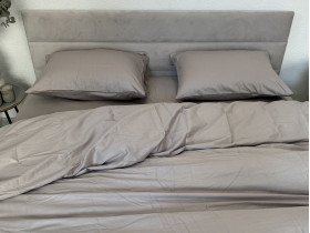 Наволочка 50x70 2 шт. Ecotton Сатин Chateau Grey 15-4503