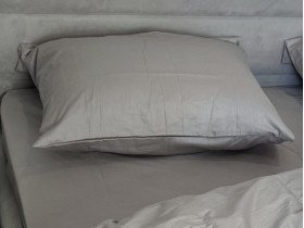 Наволочка 50x70 2 шт. Ecotton Сатин Chateau Grey 15-4503