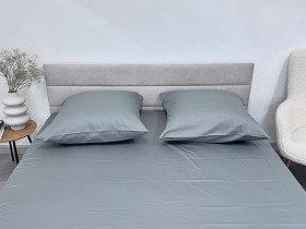 Наволочка 50x70 2 шт. Ecotton Сатин Сірий Lilac 17-4402