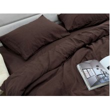 Наволочка 50x70 Ecotton Фланель Темно-коричневий SB-181
