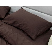 Наволочка 50x70 Ecotton Фланель Темно-коричневий SB-181