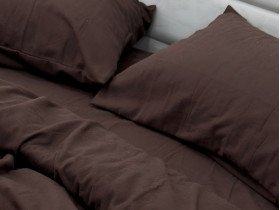 Наволочка 50x70 Ecotton Фланель Темно-коричневий SB-181