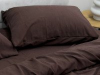 Наволочка 50x70 Ecotton Фланель Темно-коричневий SB-181