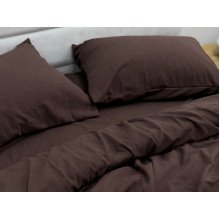 Наволочка 50x70 Ecotton Фланель Темно-коричневий SB-181