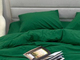 Наволочка 50x70 Ecotton Фланель Темно-зелений SB-186