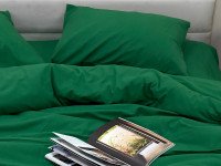 Наволочка 50x70 Ecotton Фланель Темно-зелений SB-186