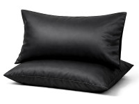 Наволочка 50x70 Ecotton Полісатин Black