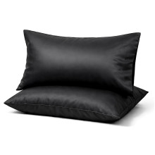 Наволочка 50x70 Ecotton Полисатин Black