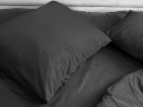 Наволочка 50x70 Ecotton Полісатин Black