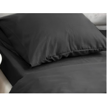 Наволочка 50x70 Ecotton Полисатин Black