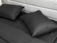 Наволочка 50x70 Ecotton Полісатин Black