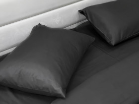 Наволочка 50x70 Ecotton Полісатин Black