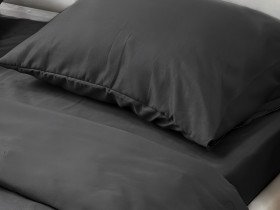 Наволочка 50x70 Ecotton Полісатин Black