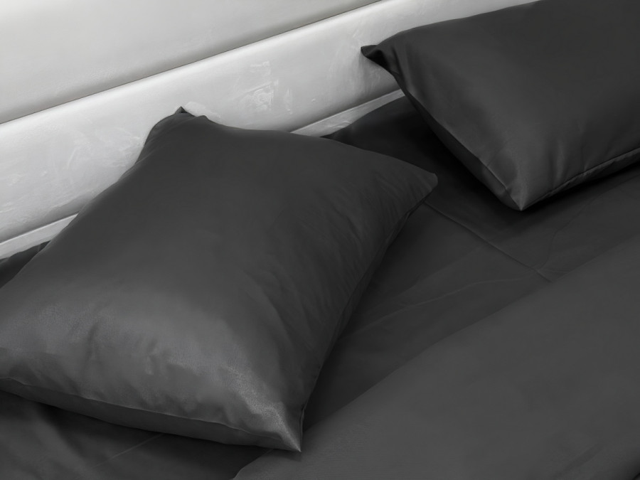 Наволочка 50x70 Ecotton Полісатин Black