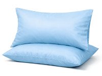 Pillowcase 50x70 Ecotton Polysatin Blue