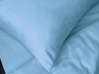 Pillowcase 50x70 Ecotton Polysatin Blue