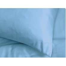 Pillowcase 50x70 Ecotton Polysatin Blue