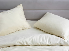 Pillowcase 50x70 Ecotton Polysatin Creme Yellow