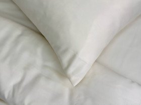 Pillowcase 50x70 Ecotton Polysatin Creme Yellow