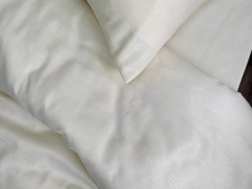 Pillowcase 50x70 Ecotton Polysatin Creme Yellow