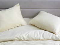 Pillowcase 50x70 Ecotton Polysatin Creme Yellow