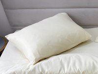Pillowcase 50x70 Ecotton Polysatin Creme Yellow