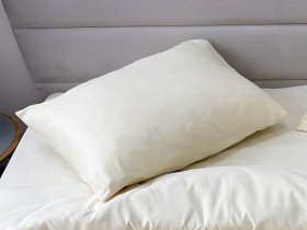 Pillowcase 50x70 Ecotton Polysatin Creme Yellow