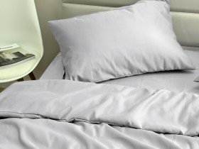 Наволочка 50x70 Ecotton Полисатин Light Grey